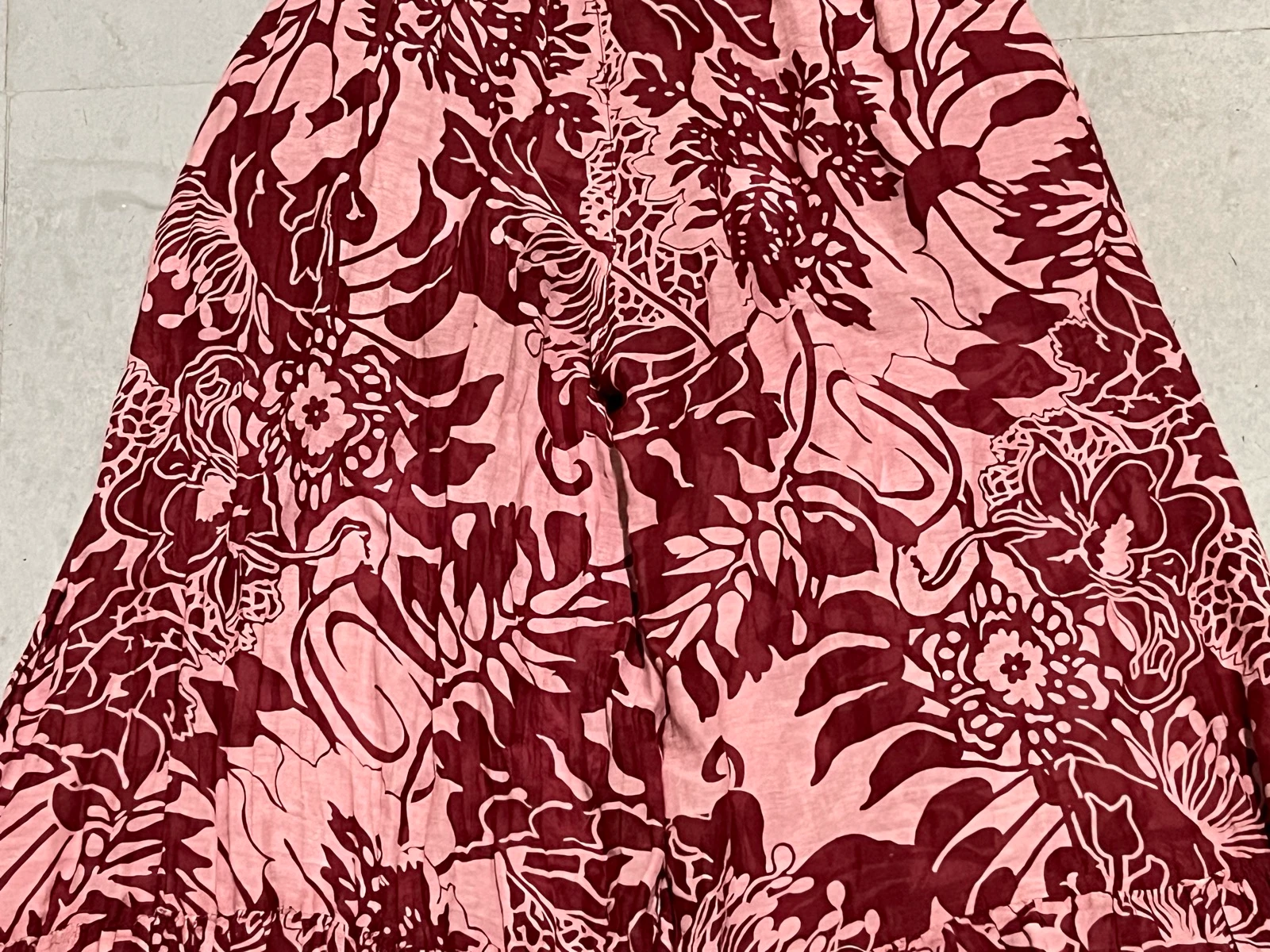 Saia de algodão e seda estampada – photo 9